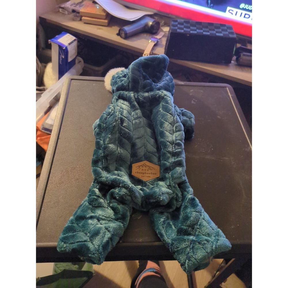 Purrfect Comfort Collection Green Soft Dog Coat Size M